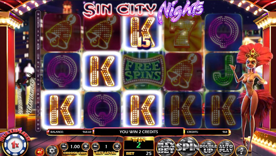 Видеослот Sin City Nights от Betsoft Gaming